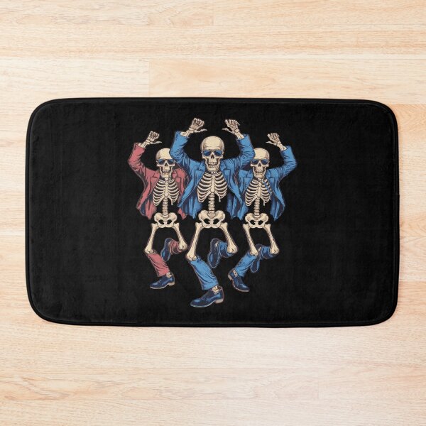 Item preview, Dancing Skeleton, Funny Halloween Costume skull dance designed and sold by ArtByKatti.