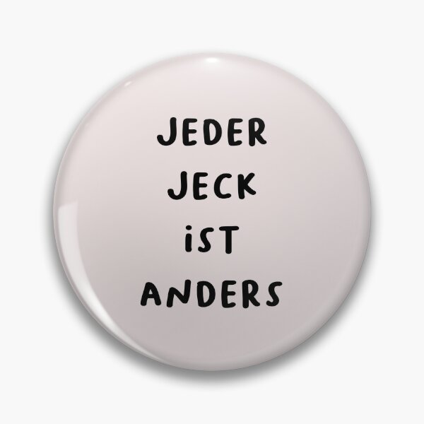 Item preview, "Jeder Jeck ist anders." (Every fool is different.) | German Phrases | Minimalist Design designed and sold by RM-Journey.