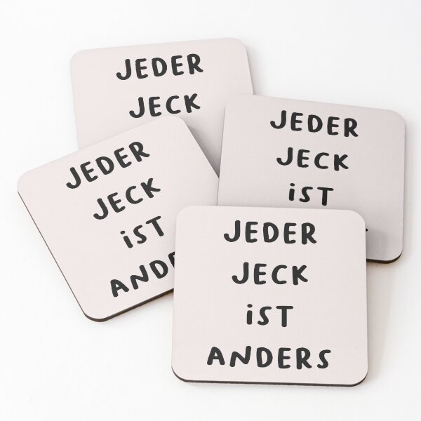 Item preview, "Jeder Jeck ist anders." (Every fool is different.) | German Phrases | Minimalist Design designed and sold by RM-Journey.