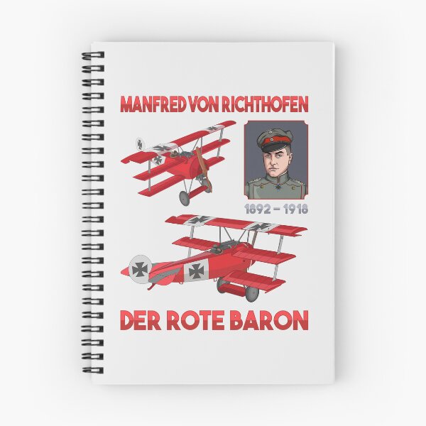 Item preview, Red Baron Fokker DR1 Triplane WWI Fighter Ace Portrait Gift designed and sold by MilitaryMart.