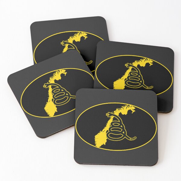 Item preview, NORWAY - Freedom Is The Superpower - Modern Gadsden Snake Flag - Dont Tread On Me design designed and sold by pelagio.
