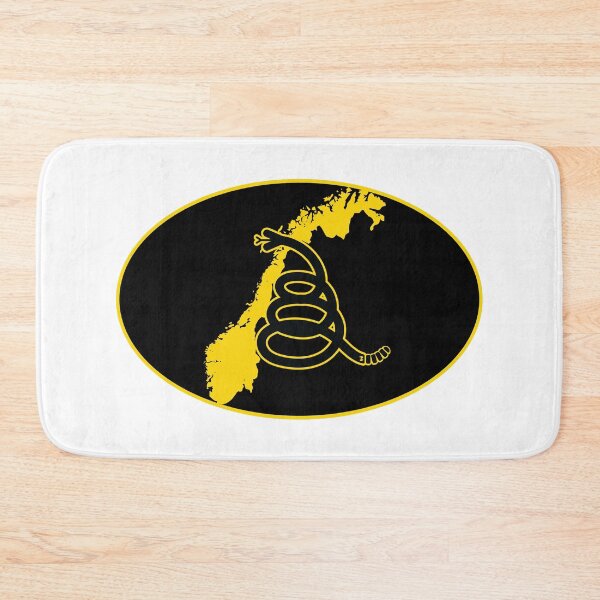 Item preview, NORWAY - Freedom Is The Superpower - Modern Gadsden Snake Flag - Dont Tread On Me design designed and sold by pelagio.