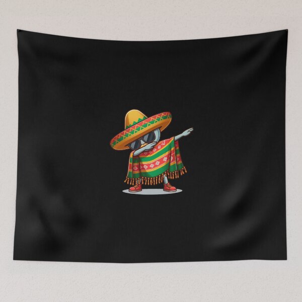Item preview, Dabbing Mexican Poncho Cinco De Mayo designed and sold by Isabella ✔️ ✔️.