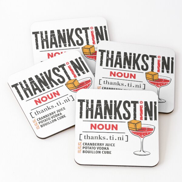 Item preview, Thankstini Thanksgiving Drink designed and sold by MonkaDesigns.