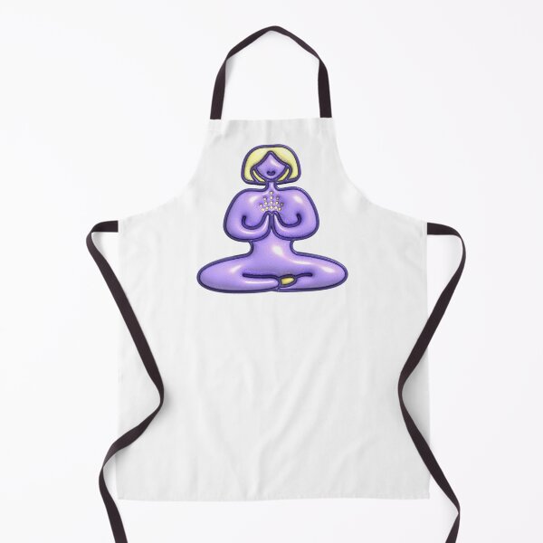 Item preview, Woman sits in lotus position and meditates designed and sold by OM-lova.
