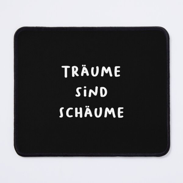 Item preview, "Träume sind Schäume." (Dreams are bubbles - meaning don't get too carried away with dreams.) | German Phrases | Minimalist Design designed and sold by RM-Journey.