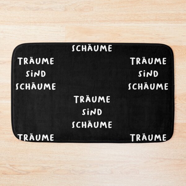 Item preview, "Träume sind Schäume." (Dreams are bubbles - meaning don't get too carried away with dreams.) | German Phrases | Minimalist Design designed and sold by RM-Journey.