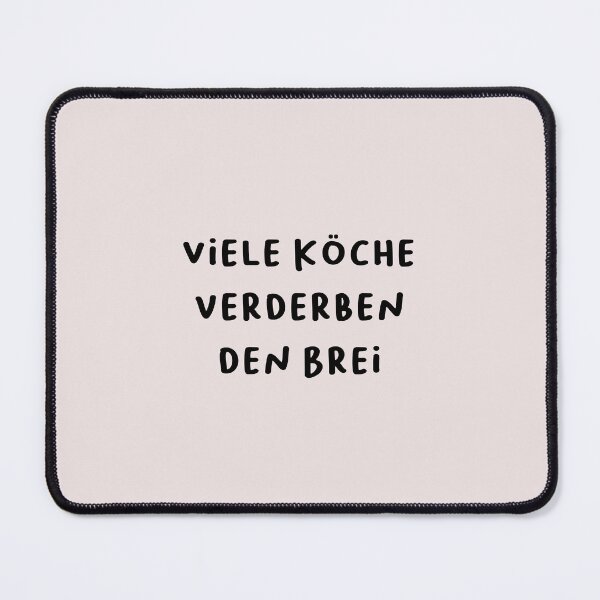 Item preview, "Viele Köche verderben den Brei." (Too many cooks spoil the broth.) | German Phrases | Minimalist Design designed and sold by RM-Journey.