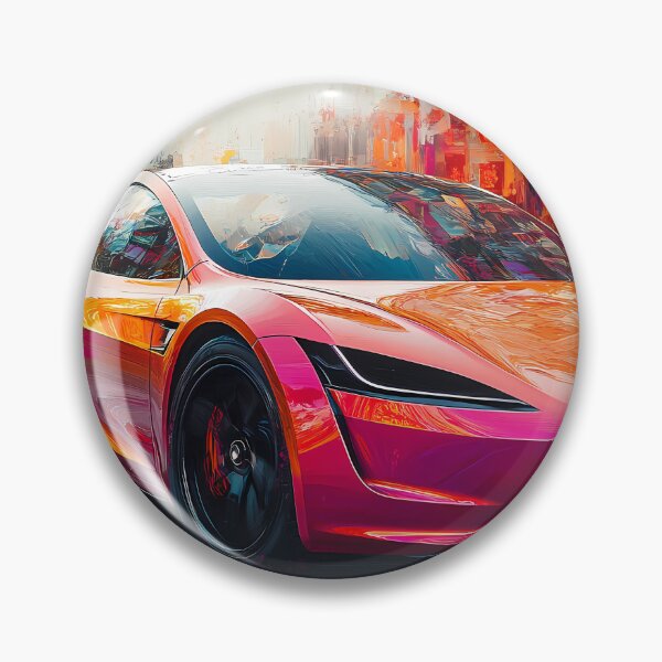 Item preview, Tesla Roadster III - Arte pop designed and sold by AutoPopStudio.