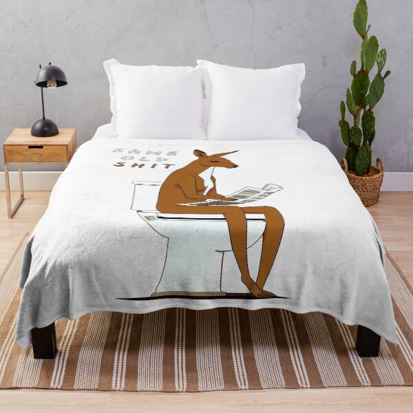 Item preview, Kangaroo on the toilet designed and sold by fr4nk87.