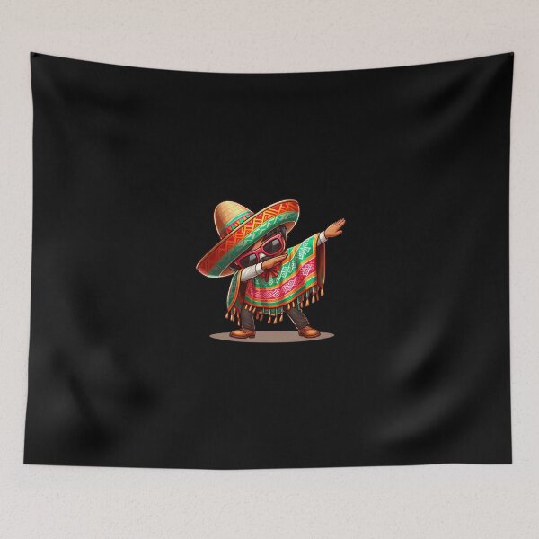 Item preview, Dabbing Mexican Poncho Cinco De Mayo designed and sold by Isabella ✔️ ✔️.