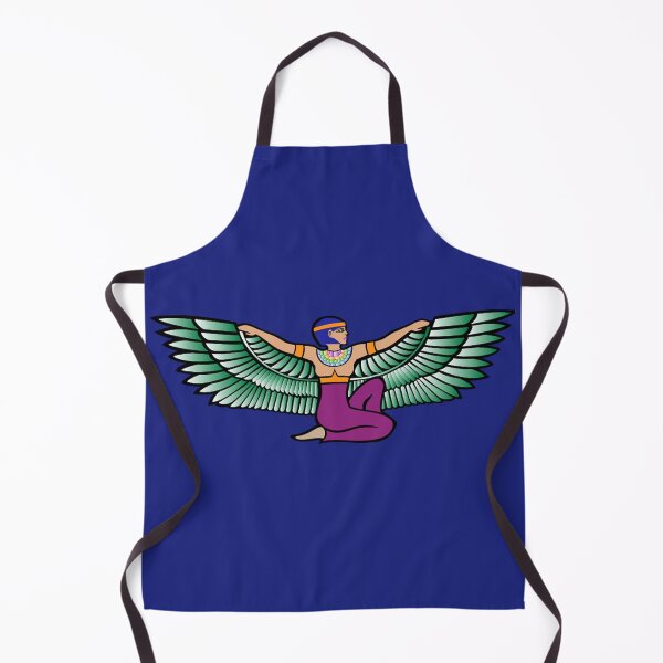 Item preview, Egyptian goddess Isis shown in bright colours. designed and sold by claireseyeview.