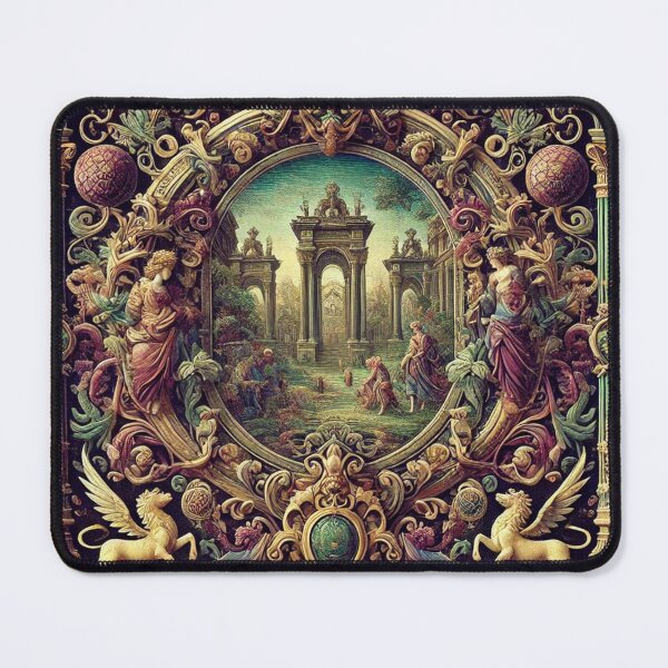Item preview, Tapestry of Luxurious Scenes and Rich Jewel Tones designed and sold by TeslaSt0re.
