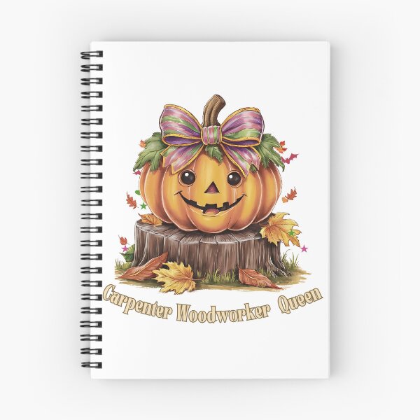 Item preview, Carpenter Woodworker Queen, Pumpkin Coquette Bow Female Design designed and sold by Raise2Shine.