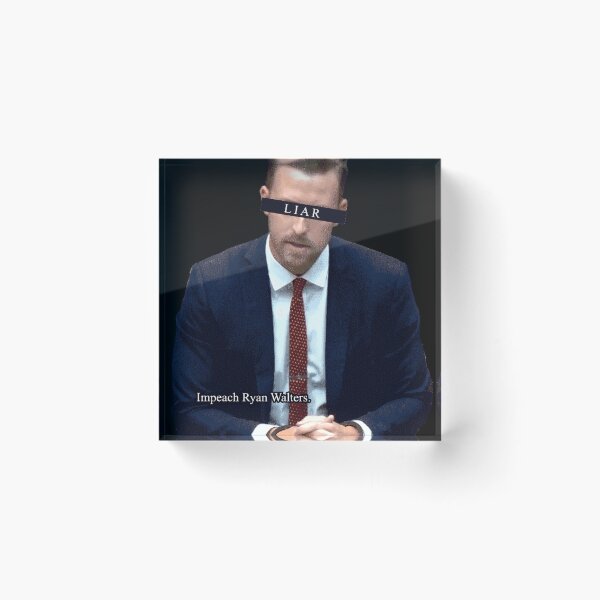 Item preview, Impeach Oklahoma State Superintendent Ryan Walters - Black Varient designed and sold by EricIsTired.