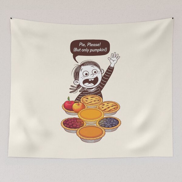 Item preview, Pie, Please! (But Only Pumpkin!) Design designed and sold by MolonasDesigns.