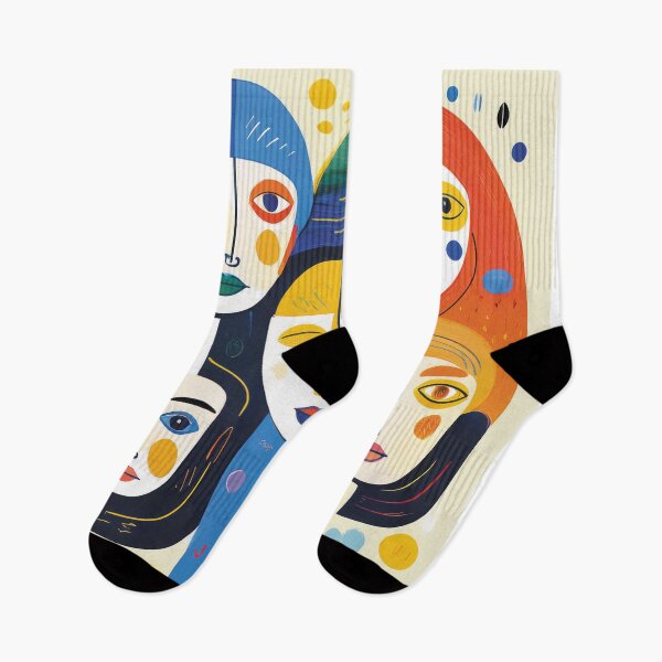 Item preview, Colourful abstract faces designed and sold by Berettas.