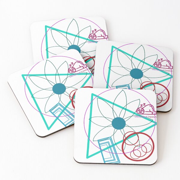 Item preview, Geometric flower logo designed and sold by UnhrriedTrsrs.
