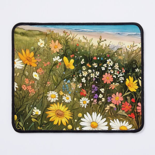 Item preview, Cottagecore Wildflowers Coastal Boho Style Countryside 1 of 4 designed and sold by Beachy.