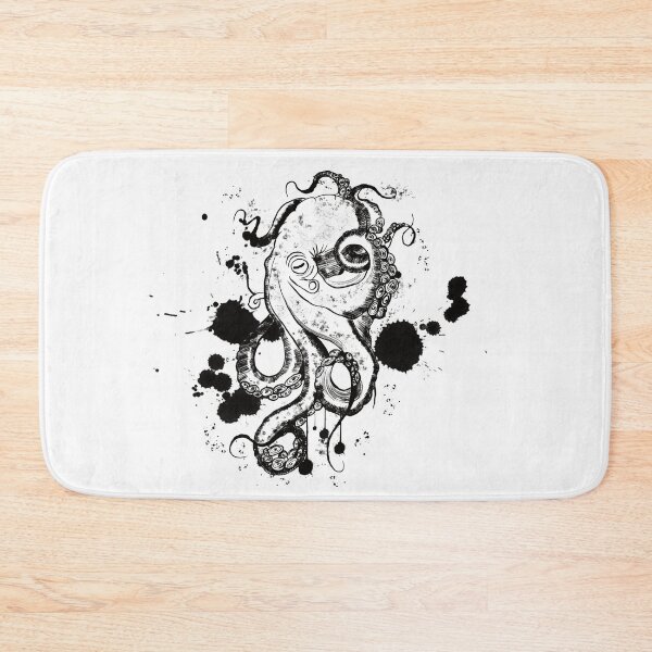 Item preview, Giant octopus ink work designed and sold by Mermaidssparkle.