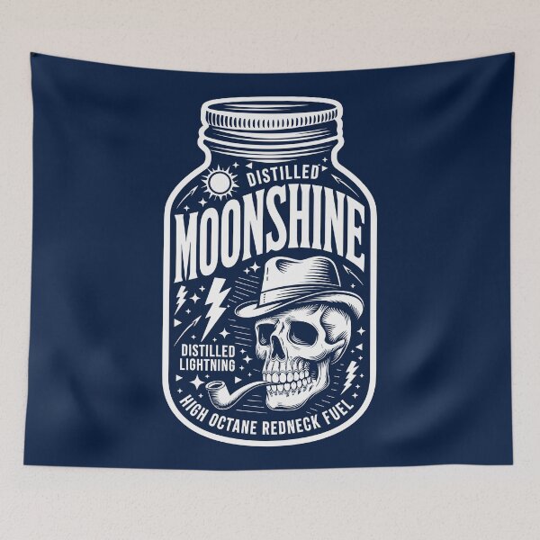 Item preview, Distilled Moonshine – Vintage Redneck Fuel Design designed and sold by Odd World.