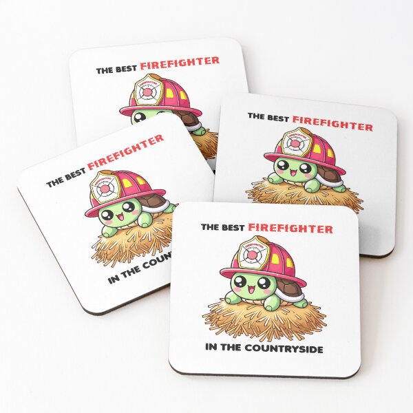 Item preview, Cute Turtle Firefighter - The Best Firefighter in Countryside designed and sold by MaateoDesign.