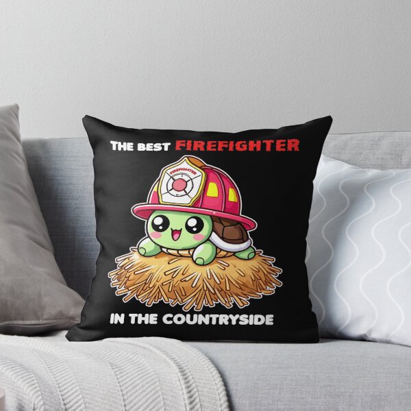 Item preview, Cute Turtle Firefighter - The Best Firefighter in Countryside designed and sold by MaateoDesign.