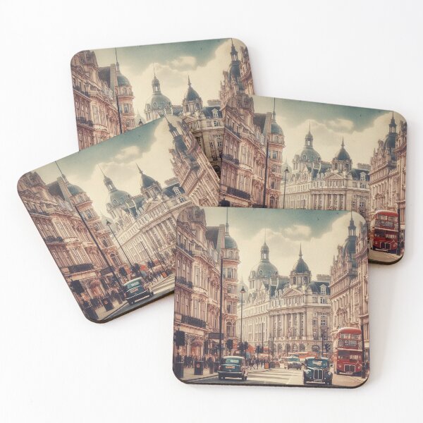 Item preview, Vintage Charm of London Streets designed and sold by The Whimisical Bear.