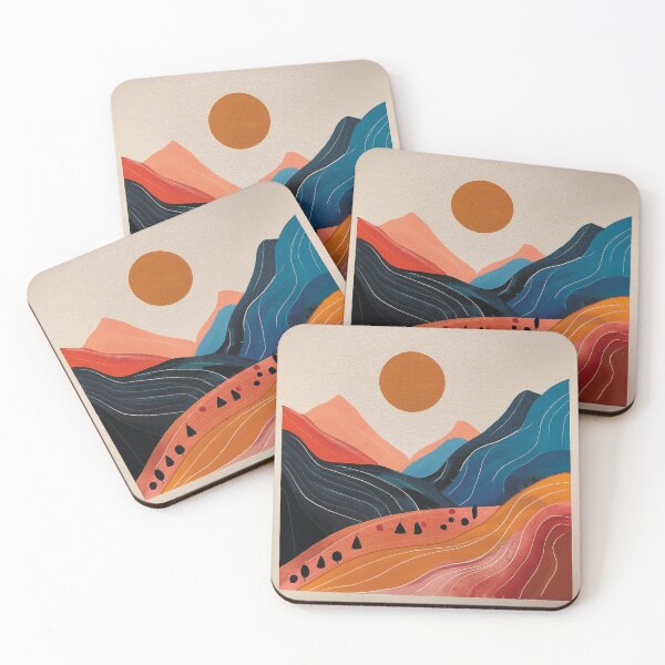 Item preview, Hand drawn mountain landscape illustration designed and sold by Berettas.