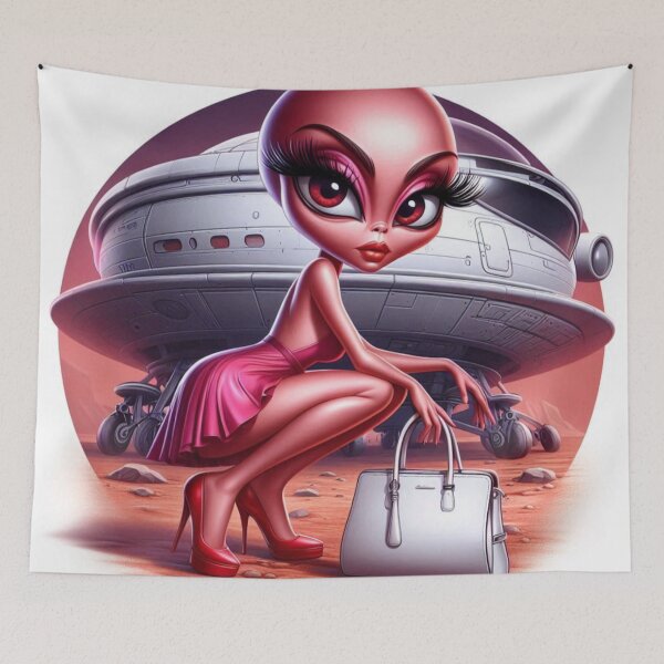 Item preview, Martian Babe designed and sold by Jonnybonnie.