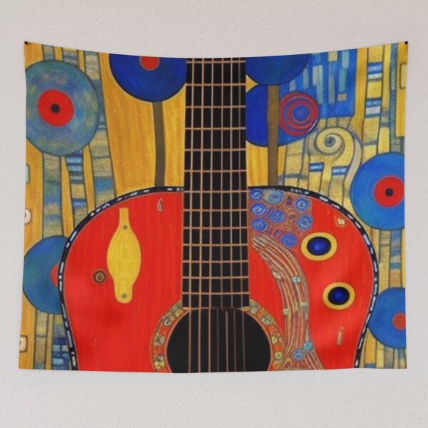 Item preview, Abstract Guitar Art designed and sold by TheDarkWardrobe.