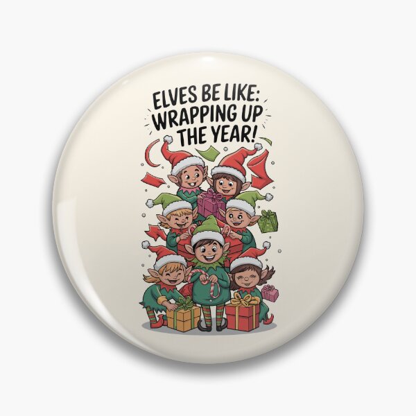 Item preview, Elves Be Like: Wrapping Up the Year! Design designed and sold by MolonasDesigns.