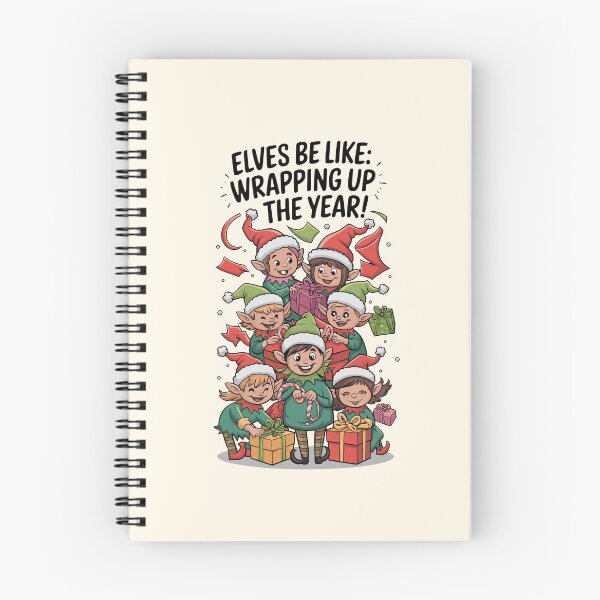 Item preview, Elves Be Like: Wrapping Up the Year! Design designed and sold by MolonasDesigns.