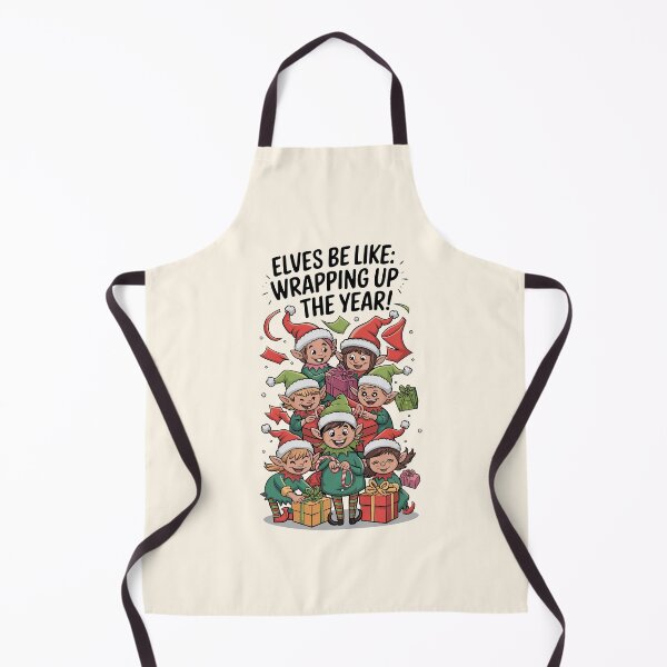 Item preview, Elves Be Like: Wrapping Up the Year! Design designed and sold by MolonasDesigns.
