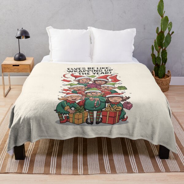 Item preview, Elves Be Like: Wrapping Up the Year! Design designed and sold by MolonasDesigns.