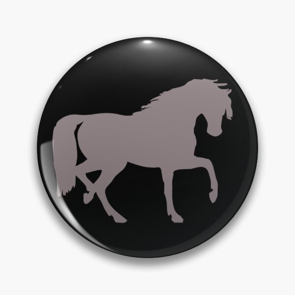 Item preview, Silver grey horse silhouette. designed and sold by claireseyeview.