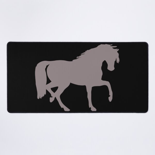 Item preview, Silver grey horse silhouette. designed and sold by claireseyeview.