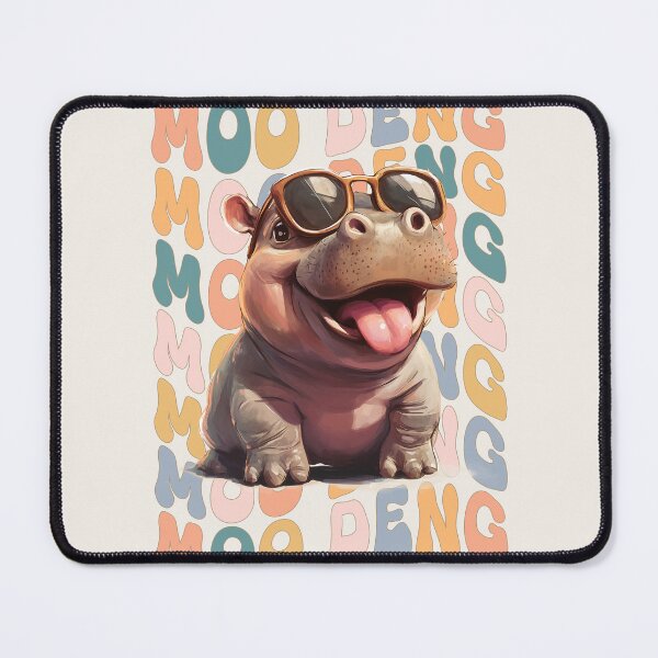 Item preview, Cool Hippo Moo Deng Vibes designed and sold by Konkam.