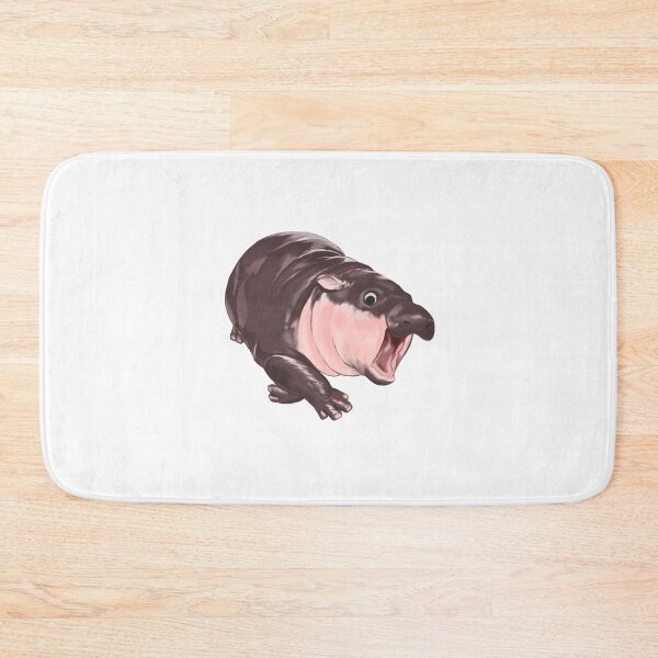 Item preview, Fallen Moo Deng baby hippo no text designed and sold by VoltSketches.