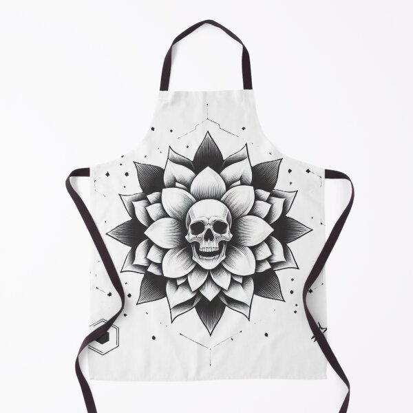 Item preview, Crânio Floral em Contraste / Contrast Floral Skull designed and sold by debbiebento.
