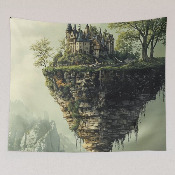 Item preview, Castle of the Sky: The Floating Fortress in the Clouds designed and sold by oanaunciuleanu.