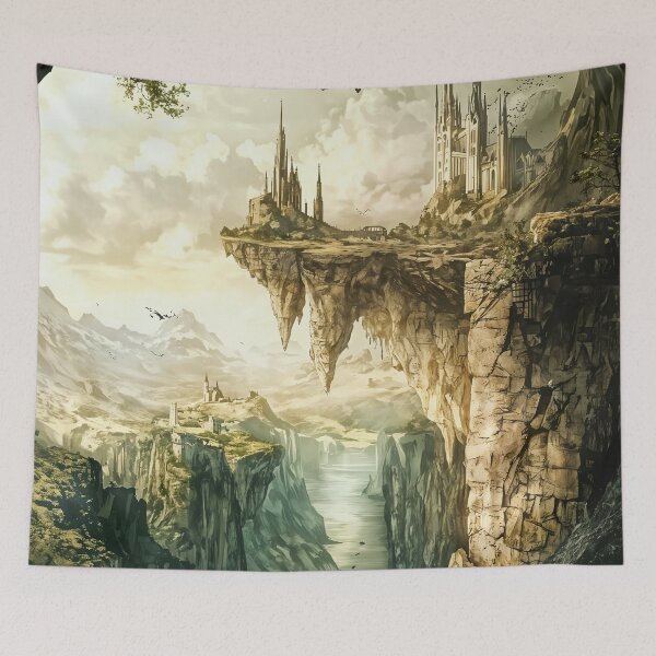 Item preview, Castle of the Sky: The Floating Fortress in the Clouds designed and sold by oanaunciuleanu.