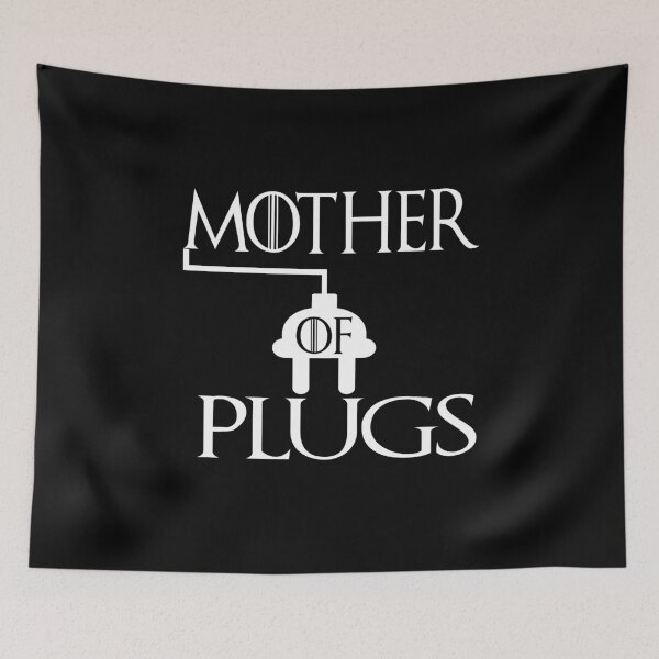 Item preview, Mother Of Plugs - Funny Unisex T-shirt designed and sold by SmartStyle.