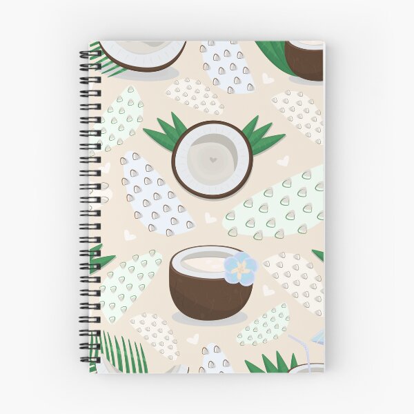 Item preview, Colorful coconut seamless pattern designed and sold by OM-lova.
