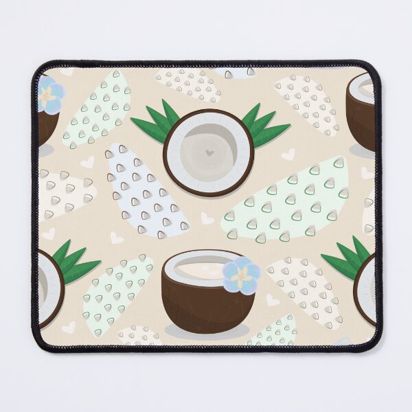 Item preview, Colorful coconut seamless pattern designed and sold by OM-lova.