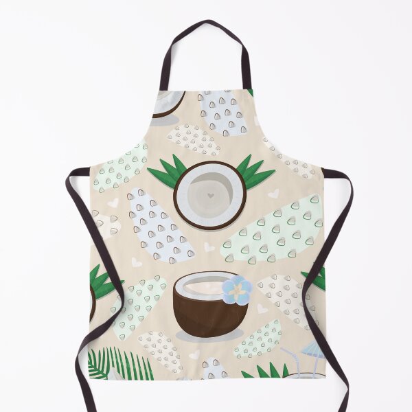 Item preview, Colorful coconut seamless pattern designed and sold by OM-lova.