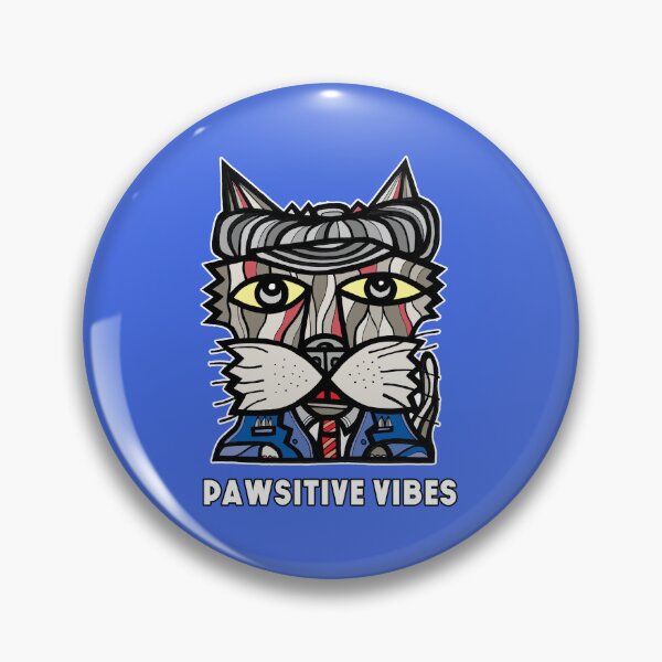 "Pawsitive Vibes" Pin