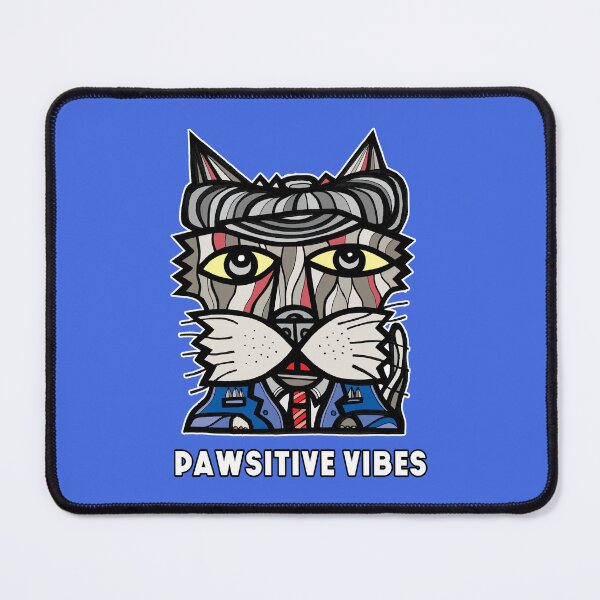 "Pawsitive Vibes" Mouse Pad