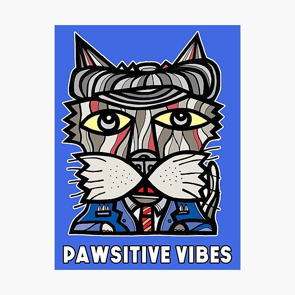 "Pawsitive Vibes" Photographic Print