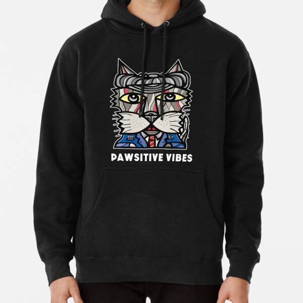 "Pawsitive Vibes" Pullover Hoodie